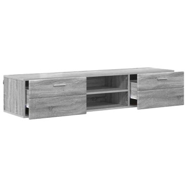 vidaXL Ξύλινο Ντουλάπι 150x39x30cm Γκρίζο Σονομα