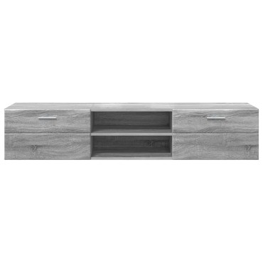 vidaXL Ξύλινο Ντουλάπι 150x39x30cm Γκρίζο Σονομα