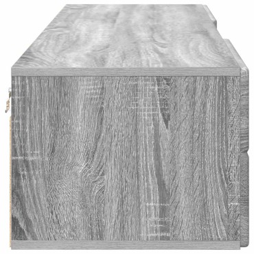vidaXL Ξύλινο Ντουλάπι 150x39x30cm Γκρίζο Σονομα