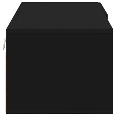 vidaXL Ξύλινο Ντουλάπι 100,5x39x30cm Μαύρο Επεξεργασμένο Ξύλο