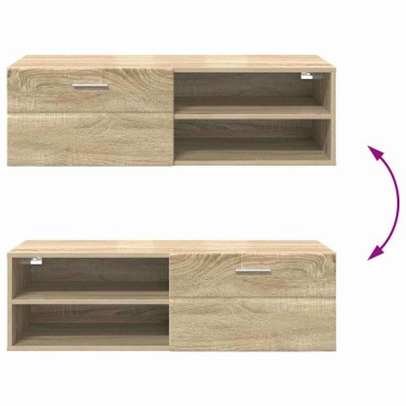 vidaXL Ξύλινο Ντουλάπι 100,5x39x30cm Δρύς Sonoma