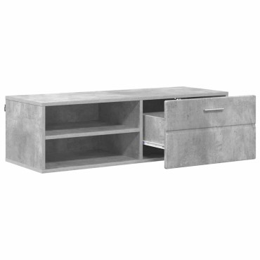 vidaXL Ξύλινο Ντουλάπι 100,5x39x30cm Σκυρόδεμα Γκρι