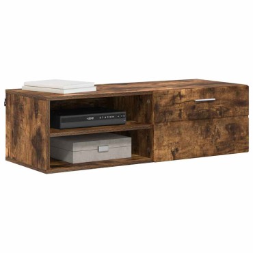 vidaXL Ξύλινο Ντουλάπι 100,5x39x30cm Καπνιστό Δρύς