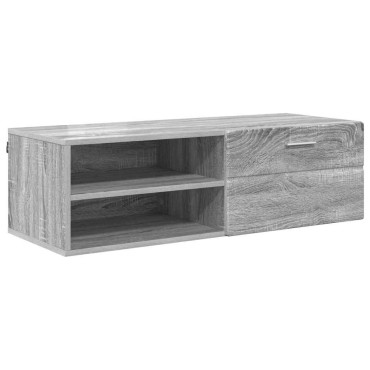 vidaXL Ξύλινο Ντουλάπι 100,5x39x30cm Γκρίζο Σονομα