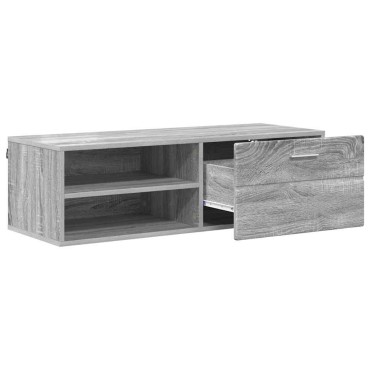 vidaXL Ξύλινο Ντουλάπι 100,5x39x30cm Γκρίζο Σονομα