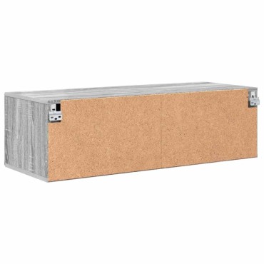vidaXL Ξύλινο Ντουλάπι 100,5x39x30cm Γκρίζο Σονομα