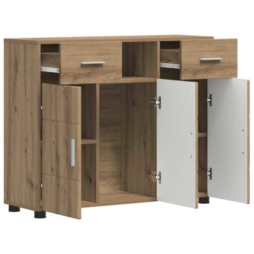 vidaXL Ξύλινο Ντουλάπι Artisan Oak Επεξεργασμένο Ξύλο