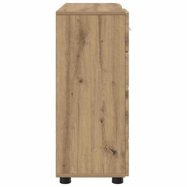 vidaXL Ξύλινο Ντουλάπι Artisan Oak Επεξεργασμένο Ξύλο
