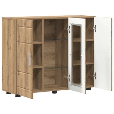 vidaXL Ξύλινο Ντουλάπι Artisan Oak Επεξεργασμένο Ξύλο