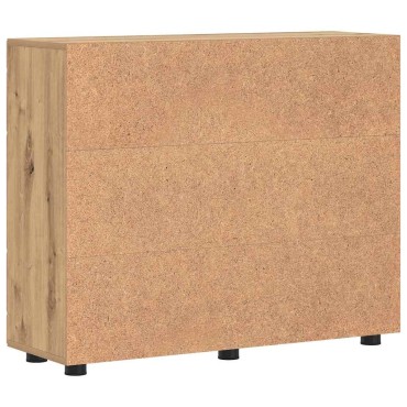 vidaXL Ξύλινο Ντουλάπι Artisan Oak Επεξεργασμένο Ξύλο