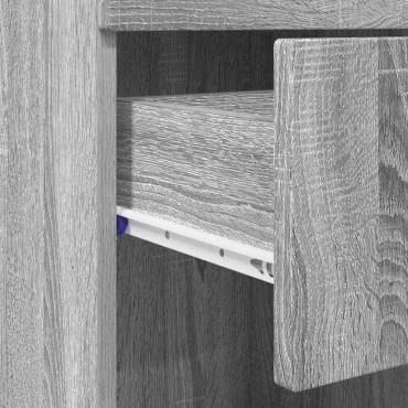 vidaXL Σετ Ντουλαπιών Μπάνιου TULUM Γκρίζο Σονομα 37x31,5x82 εκ