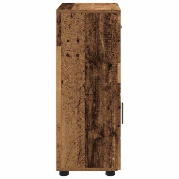 vidaXL Σετ Ντουλαπιών Μπάνιου TULUM Παλιό ξύλο 37x31,5x82 εκ