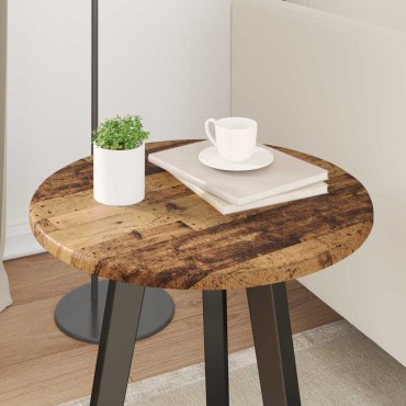 vidaXL Καπάκι τραπεζιού 40x1,5cm Γύρος Επεξεργασμένο Ξύλο