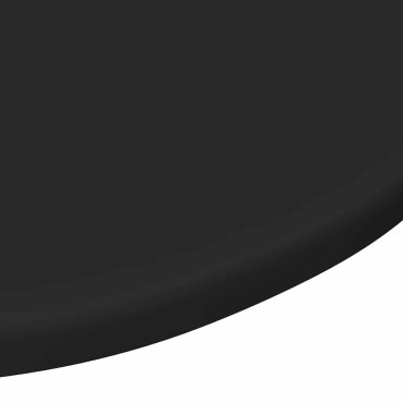 vidaXL Καπάκι τραπεζιού 50x1,5cm Γύρος Επεξεργασμένο Ξύλο Μαύρο