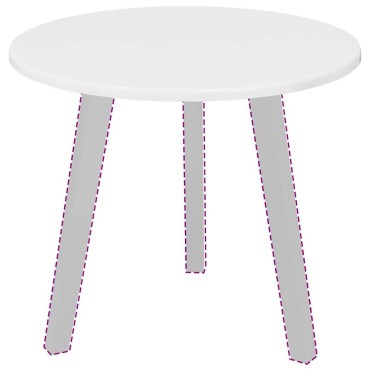 vidaXL Καπάκι τραπεζιού 50x1,5cm Γύρος Επεξεργασμένο Ξύλο