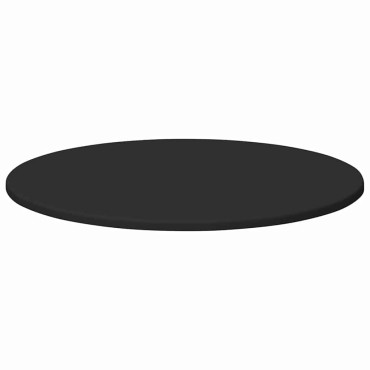 vidaXL Καπάκι τραπεζιού 60x1,5cm Γύρος Επεξεργασμένο Ξύλο Μαύρο