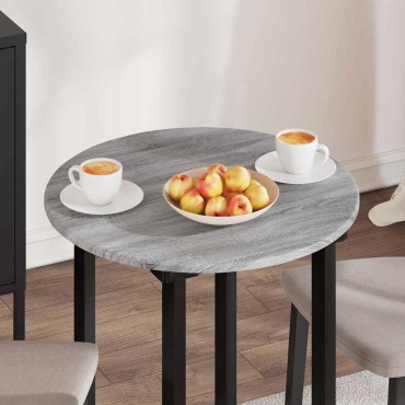 vidaXL Καπάκι τραπεζιού 60x1,5cm Γύρος Επεξεργασμένο Ξύλο