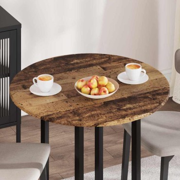 vidaXL Καπάκι τραπεζιού 80x1,5cm Γύρος Επεξεργασμένο Ξύλο