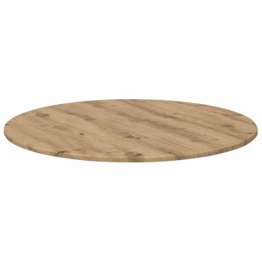 vidaXL Καπάκι τραπεζιού 80x1,5cm Γύρος Επεξεργασμένο Ξύλο
