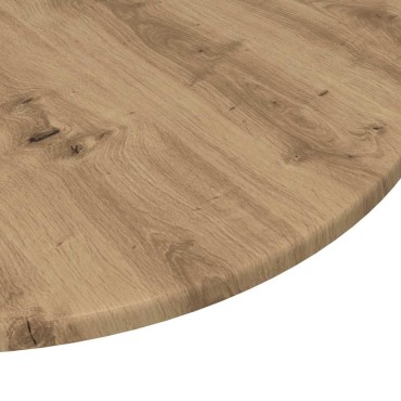 vidaXL Καπάκι τραπεζιού 80x1,5cm Γύρος Επεξεργασμένο Ξύλο
