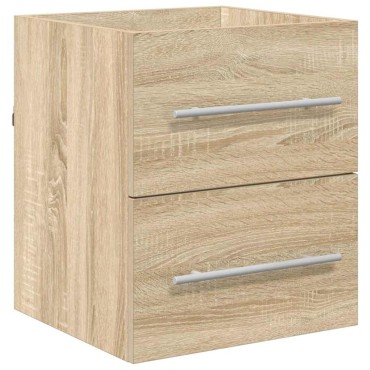 vidaXL Ντουλάπι νιπτήρα Δρύς Sonoma 38,5x41x48 εκ 1 τεμ.