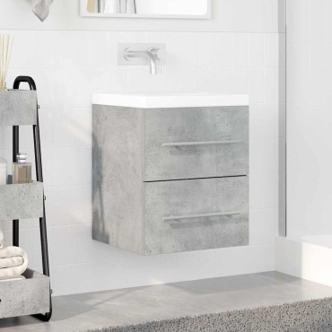 vidaXL Ντουλάπι νιπτήρα Σκυρόδεμα Γκρι 38,5x41x48 εκ 1 τεμ.