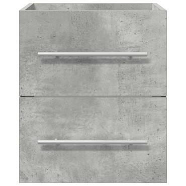 vidaXL Ντουλάπι νιπτήρα Σκυρόδεμα Γκρι 38,5x41x48 εκ 1 τεμ.