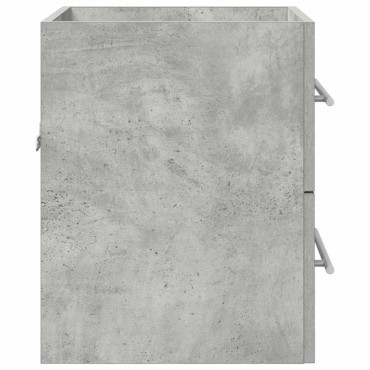 vidaXL Ντουλάπι νιπτήρα Σκυρόδεμα Γκρι 38,5x41x48 εκ 1 τεμ.