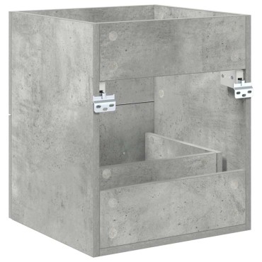 vidaXL Ντουλάπι νιπτήρα Σκυρόδεμα Γκρι 38,5x41x48 εκ 1 τεμ.