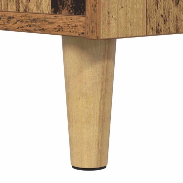 vidaXL Ντουλάπι κρεβατιού Παλιό ξύλο 40x35x47.5cm 1 τεμ.