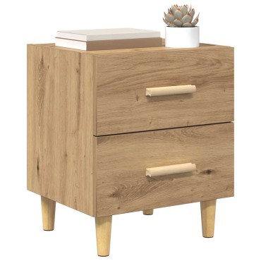 vidaXL Ντουλάπι κρεβατιού Artisan Oak 40x35x47.5cm 1 τεμ.