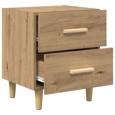 vidaXL Ντουλάπι κρεβατιού Artisan Oak 40x35x47.5cm 1 τεμ.