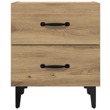 vidaXL Ντουλάπι κρεβατιού Artisan Oak 40x35x47,5 εκ 1 τεμ.
