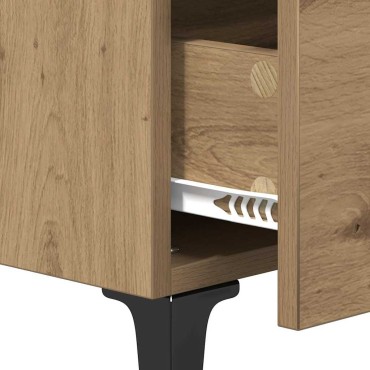 vidaXL Ντουλάπι κρεβατιού Artisan Oak 40x35x47,5 εκ 1 τεμ.