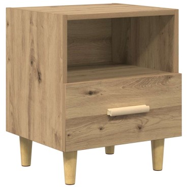 vidaXL Κομοδίνο Artisan Oak 40x35x47cm Επεξεργασμένο Ξύλο 1 τεμ.