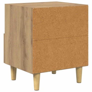 vidaXL Κομοδίνο Artisan Oak 40x35x47cm Επεξεργασμένο Ξύλο 1 τεμ.