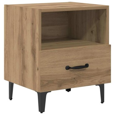 vidaXL Κομοδίνο Artisan Oak 40x35x47,5cm Επεξεργασμένο Ξύλο 1 τεμ.