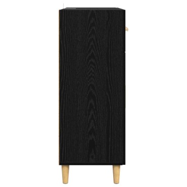vidaXL Πλαϊνό γραφείο Μαύρη δρυς 34x69.5x89cm Επεξεργασμένο Ξύλο 1 τεμ.
