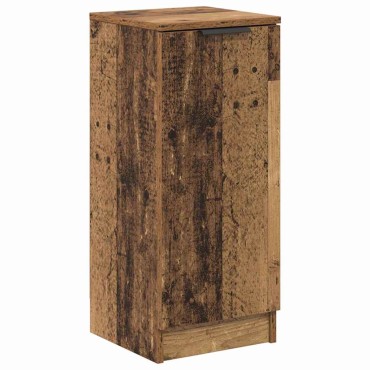 vidaXL Πλαϊνό γραφείο Παλιό ξύλο 30x30x70cm Επεξεργασμένο Ξύλο 1 τεμ.