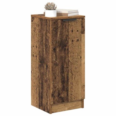 vidaXL Πλαϊνό γραφείο Παλιό ξύλο 30x30x70cm Επεξεργασμένο Ξύλο 1 τεμ.