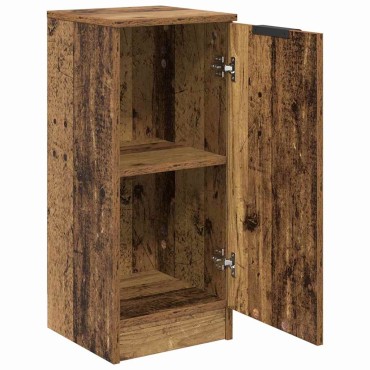 vidaXL Πλαϊνό γραφείο Παλιό ξύλο 30x30x70cm Επεξεργασμένο Ξύλο 1 τεμ.