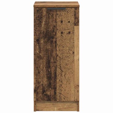 vidaXL Πλαϊνό γραφείο Παλιό ξύλο 30x30x70cm Επεξεργασμένο Ξύλο 1 τεμ.