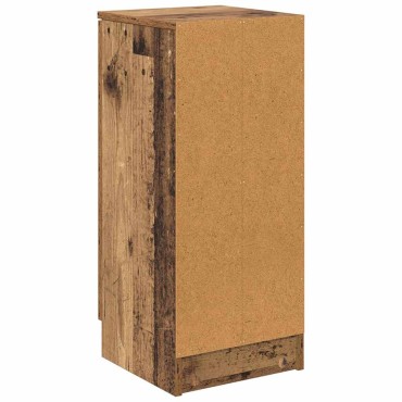 vidaXL Πλαϊνό γραφείο Παλιό ξύλο 30x30x70cm Επεξεργασμένο Ξύλο 1 τεμ.
