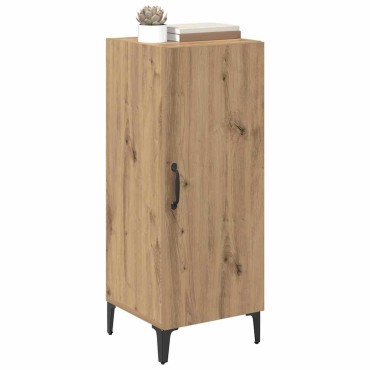 vidaXL Πλαϊνό γραφείο Artisan Oak 34,5x34x90cm 1 τεμ.