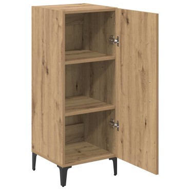 vidaXL Πλαϊνό γραφείο Artisan Oak 34,5x34x90cm 1 τεμ.