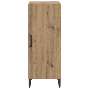 vidaXL Πλαϊνό γραφείο Artisan Oak 34,5x34x90cm 1 τεμ.