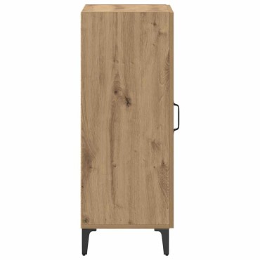 vidaXL Πλαϊνό γραφείο Artisan Oak 34,5x34x90cm 1 τεμ.