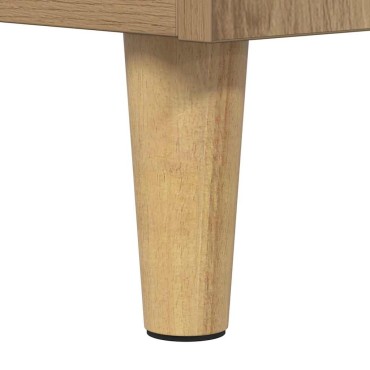 vidaXL Πλαϊνό γραφείο artisan δρυς 34x34.5x90 εκ 1 τεμ.