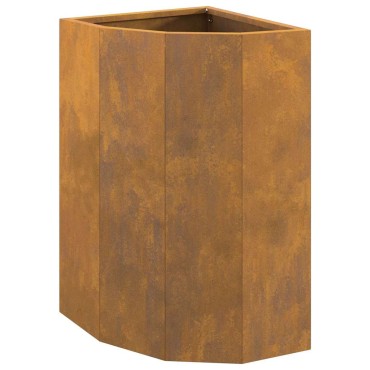 vidaXL Γωνιακό Ροδόδεντρο Σκ rusty 30 x 30 x 50 cm
