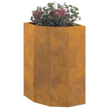 vidaXL Γωνιακό Ροδόδεντρο Σκ rusty 30 x 30 x 50 cm